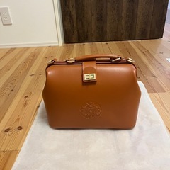 ★スタバ★牛床革の鞄