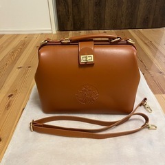 ★スタバ★牛床革の鞄の画像