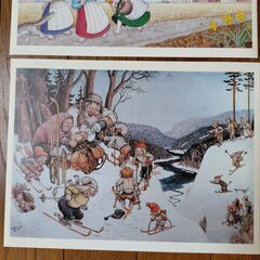 額縁付きトロールの額絵の画像