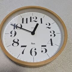 【美品】レムノス Riki 掛け時計