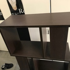 ラック　棚　ブラウンの画像