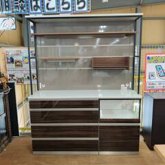 【愛品倶楽部柏店】綾野製作所/AYANO オープンキッチンボード キーノート/KN オープンスタイルの見せる収納棚