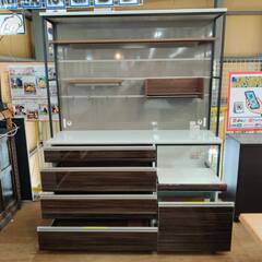 【愛品倶楽部柏店】綾野製作所/AYANO オープンキッチンボード キーノート/KN オープンスタイルの見せる収納棚の画像