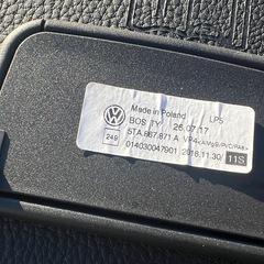 トゥーラン　トノカバー　フォルクスワーゲン  ゴルフの画像