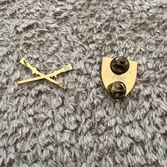 米軍　ピンバッチ　2個セットの画像