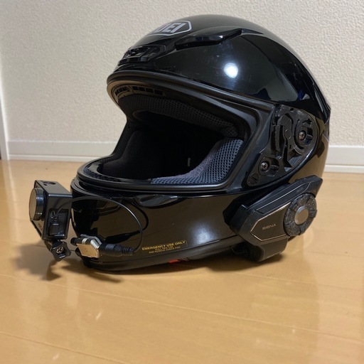 SHOEI フルフェイスヘルメット インカム GoPro モトブログ