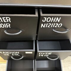 ジモティ来店特価!!　4×3収納ボックス　　ブラック　　J-2501124の画像