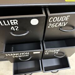ジモティ来店特価!!　4×3収納ボックス　　ブラック　　J-2501124の画像