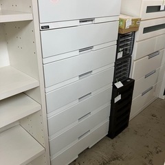 K2501-409 Fits 7段チェスト ホワイト 中古①