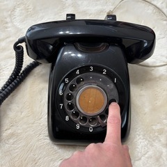 レトロ✨アンティーク　回転式ダイヤル電話の画像