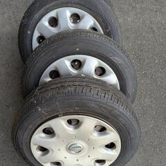 終了１６５/７０Ｒ１４ バリ山　　日産マーチで履いていました