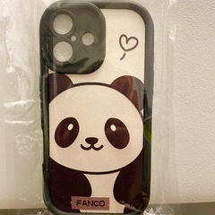 新品　パンダの携帯ケース