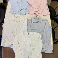 【シャツ・ブラウス5点セット1】7号9号/長袖/スーツ/制服/オ...
