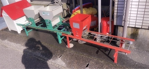播種コンベア ２台 株式会社コンマ製作所