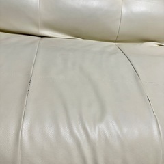 [受け渡し予定者確定済]
レザー調　2人掛けソファ(2/7まで)の画像