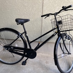 自転車 黒色 27インチ
