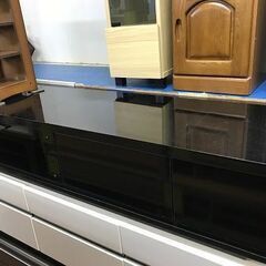 【FU1762】★N▲テレビ（TV）台 ブラック 収納家具 コン...