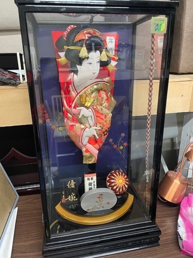 金彩汐夢寿美羽子板 飾り ケース入り 季節・