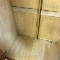 【ジャングルジャングル深井店】★ワードロープ ナチュラル 収納家具 大容量 簡易クリーニング済 堺市 深井 【FU1763】の画像
