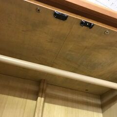 【ジャングルジャングル深井店】★ワードロープ ナチュラル 収納家具 大容量 簡易クリーニング済 堺市 深井 【FU1763】の画像