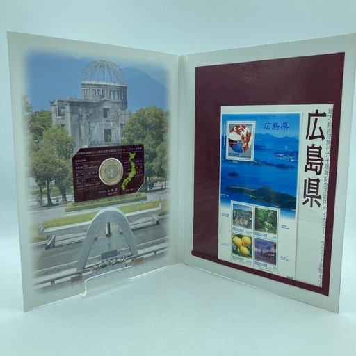 P0121703A 地方自治体法六十周年記念 5百円バイカラー クラッド貨幣セット 佐賀県 広島県 福井県 高知県 額面900円 造幣局 記念 切手