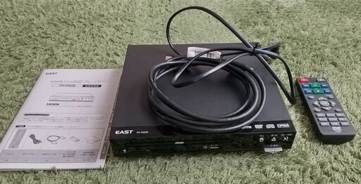 EAST　DVDプレーヤー　取説付き