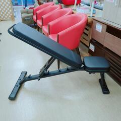 マルチポジションベンチ☆LEADING EDGE☆ブラックカラー☆レザー、トレーニングベンチ【浜村鹿野温泉ICから3分 買取本舗 宮本リサイクル 営業時間9～19時 定休日水曜のみ←連絡できませんm(_ _)m】の画像