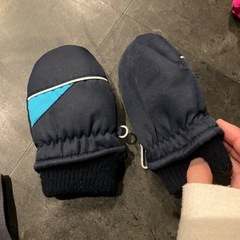 中古子ども手袋雪用防寒ミトン