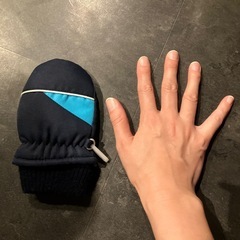 中古子ども手袋雪用防寒ミトンの画像