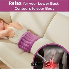 温冷可能な腰肩用サポートラップ　ホットアンドコールド　パッドの画像