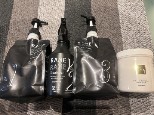 ハホニコ3ステップトリートメント\u0026キラメトゥインクルヘアパック