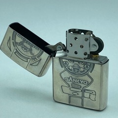 P0121706A ZIPPO ジッポ ライター SANKYO ロゴ USA コレクション タバコ 当時物 レア 葉巻 煙草 アイテム 中古品の画像