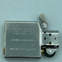 P0121706A ZIPPO ジッポ ライター SANKYO ロゴ USA コレクション タバコ 当時物 レア 葉巻 煙草 アイテム 中古品の画像