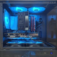 RTX4070＆AMDゲーム特化CPU搭載　コンパクト＆高性能なゲーミングPCの画像