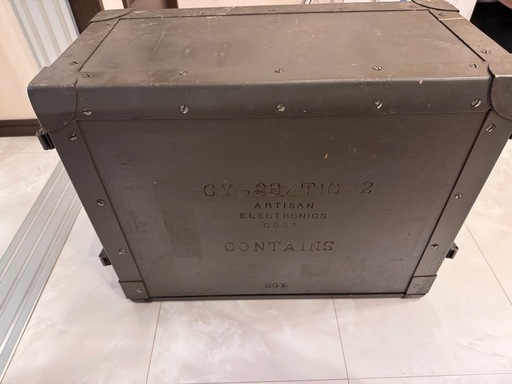 2回目出品　米軍放出CY-38/T I Q-2　レコードプレーヤー？空箱　詳細不明