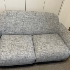 [無料]二人掛けソファー（メーカー不明）の画像