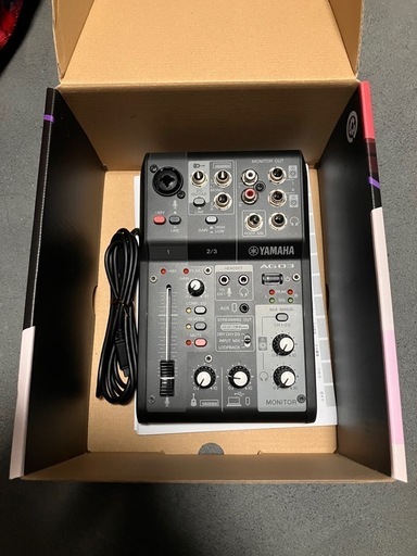 オーディオインターフェース　YAMAHA　AG03MK2
