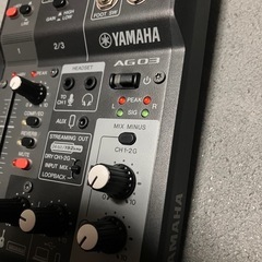 オーディオインターフェース　YAMAHA　AG03MK2の画像