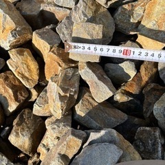 石 ガーデニング 割栗石 大の画像