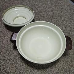 【中古美品】電磁調理器専用ホーロー鍋(直火不可)の画像