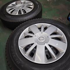 ニッサン NV スタッドレスタイヤ  165R14 ダンロップ 冬用 純正 日産 バネットの画像