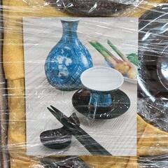 0121-149 【美品】　松竹堂　箸置　盃置　銅仕上　セットの画像
