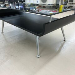 Wa1671　ガラステーブル　ブラックの画像