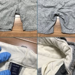 キッズ　パンツ110 2枚セット　H&Mコーデュロイパンツ　babyGap ハーフパンツ　の画像