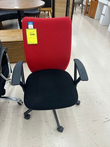 Wa1674　オフィスチェア　レッド