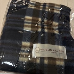 新品未使用 メゾンカイザー トラディショナル大判ブランケットの画像