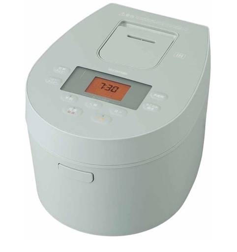 アイリスオーヤマ 炊飯器 3合 IH式　RC-IL30-G ピスタチオ
