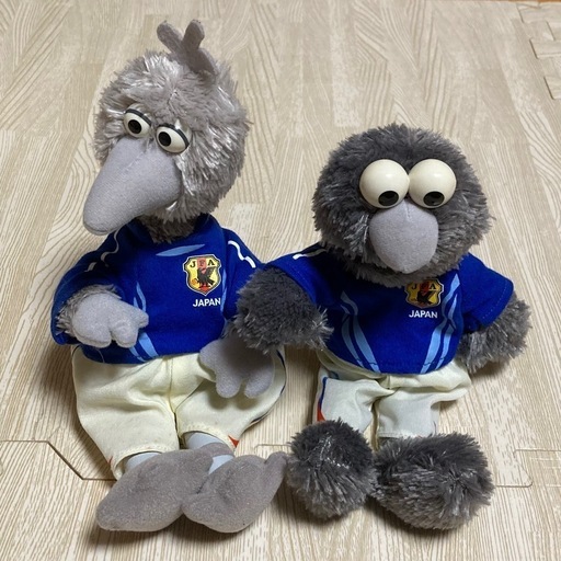 セサミストリート ★ サッカー日本代表  ぬいぐるみセット 希少