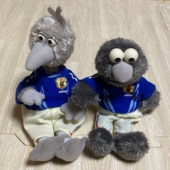 セサミストリート ★ サッカー日本代表  ぬいぐるみセット 希少