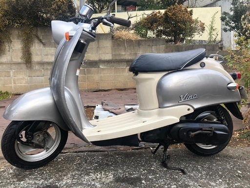 【原付50㏄バイク車体】ヤマハ　ビーノ（VINO）＊2stスクーター＠神奈川県川崎市麻生区より